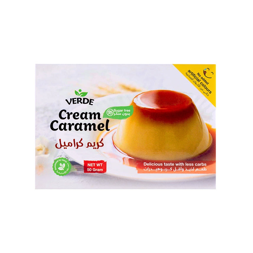 كريم كراميل خالي من السكر