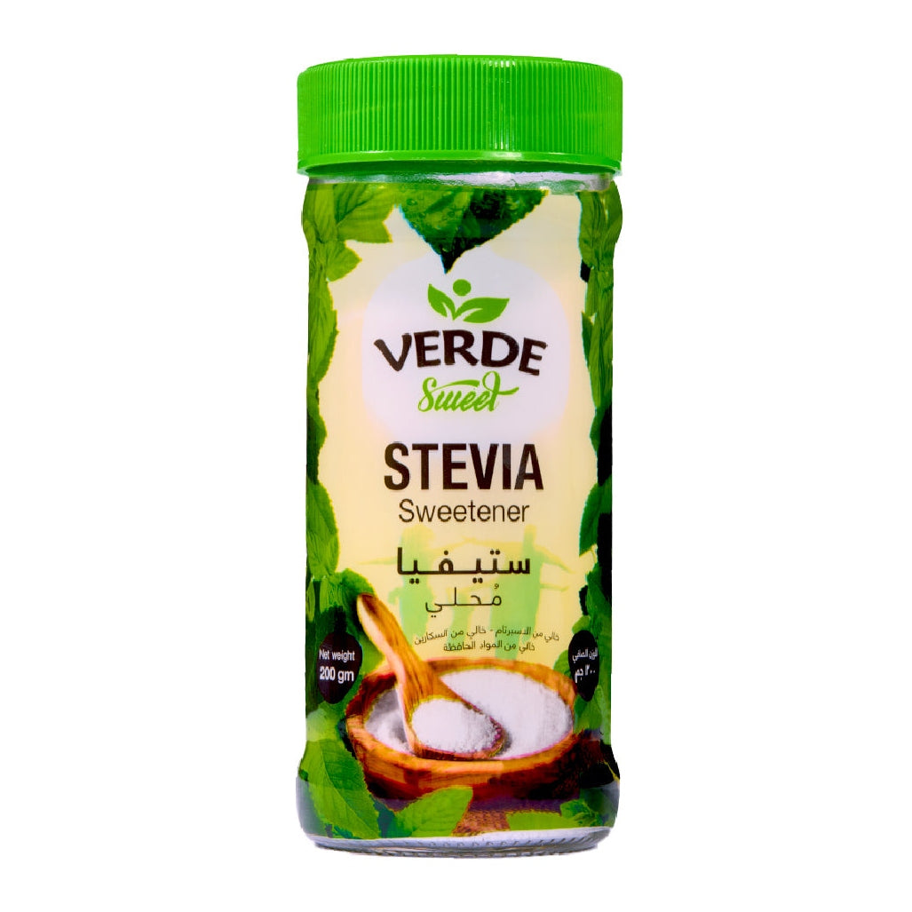 Verde Stevia Sugar Jar 200g