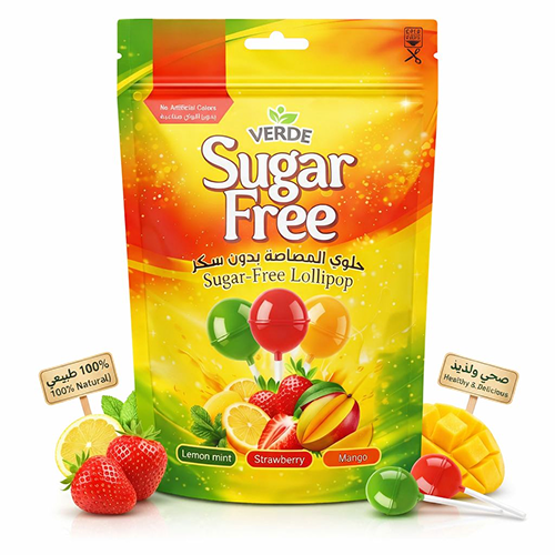 Sugar-Free Lollipop Lemon–Strawberry & Mango