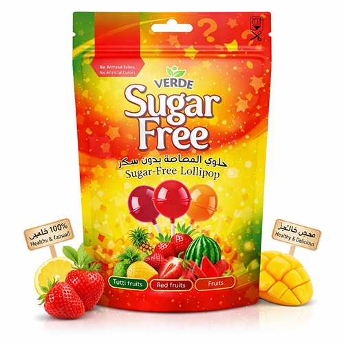 Sugar-Free Lollipop Tutti Frutti, Red Fruits & Peach