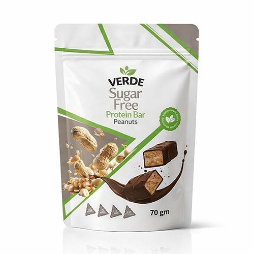 Verde Sugar Free Protein Bar Peanuts