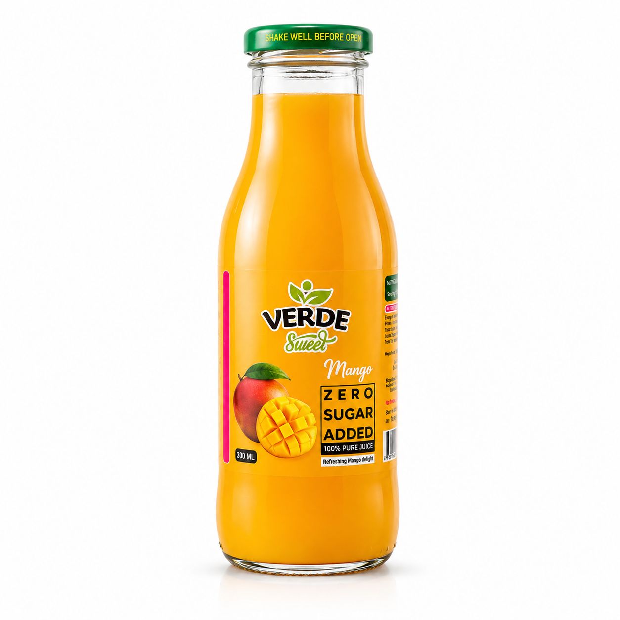 Verde Mango Juice Zero Sugar  300ml | عصير مانجو بدون سكر