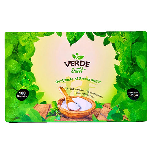 Verde Stevia Sachet 100 packet "Iraqi"